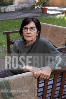 Rome March 9, 2018..Valeria Viganò, poet, journalist and writer, photographed in Rome in the spaces of the Casa Internazionale delle Donne/Valeria Viganò, poetessa, giornalista e scrittrice, fotografata a Roma negli spazi della Casa Internazionale delle Donne. ©Rino Bianchi/Rosebud2