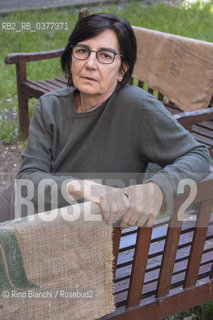 Rome March 9, 2018..Valeria Viganò, poet, journalist and writer, photographed in Rome in the spaces of the Casa Internazionale delle Donne/Valeria Viganò, poetessa, giornalista e scrittrice, fotografata a Roma negli spazi della Casa Internazionale delle Donne. ©Rino Bianchi/Rosebud2