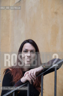 Rome March 10, 2019..Giorgia Tribuiani, writer, photographed in Rome in the spaces of the Casa Internazionale delle Donne/Giorgia Tribuiani, scrittrice, fotografata a Roma negli spazi della Casa Internazionale delle Donne. ©Rino Bianchi/Rosebud2