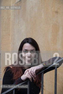 Rome March 10, 2019..Giorgia Tribuiani, writer, photographed in Rome in the spaces of the Casa Internazionale delle Donne/Giorgia Tribuiani, scrittrice, fotografata a Roma negli spazi della Casa Internazionale delle Donne. ©Rino Bianchi/Rosebud2