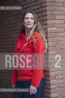 Rome March 16, 2019..Adelaide Bon, French writer, photographed in Rome/Adelaide Bon, scrittrice francese, fotografata a Roma. ©Rino Bianchi/Rosebud2