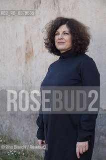 Rome March 22, 2019..For several years Francesca Pieri has been in charge of the press office of Donzelli Editore, writer, photographed in the park of Villa Celimontana in Rome/Francesca Pieri da alcuni anni è responsabile dell’ufficio stampa di Donzelli Editore, scrittrice,  fotografata nel parco di Villa Celimontana a Roma. ©Rino Bianchi/Rosebud2