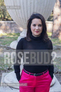 Rome March 29, 2019..Melissa Panarello, also known as Melissa P., writer, television author, astrology expert, photographed in Rome in the park of Villa Celimontana/Melissa Panarello, nota anche come Melissa P., scrittrice, autrice televisiva, esperta di astrologia, fotografata a Roma nel parco di Villa Celimontana. ©Rino Bianchi/Rosebud2