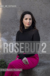 Rome March 29, 2019..Melissa Panarello, also known as Melissa P., writer, television author, astrology expert, photographed in Rome in the park of Villa Celimontana/Melissa Panarello, nota anche come Melissa P., scrittrice, autrice televisiva, esperta di astrologia, fotografata a Roma nel parco di Villa Celimontana. ©Rino Bianchi/Rosebud2