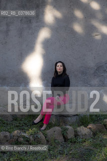 Rome March 29, 2019..Melissa Panarello, also known as Melissa P., writer, television author, astrology expert, photographed in Rome in the park of Villa Celimontana/Melissa Panarello, nota anche come Melissa P., scrittrice, autrice televisiva, esperta di astrologia, fotografata a Roma nel parco di Villa Celimontana. ©Rino Bianchi/Rosebud2