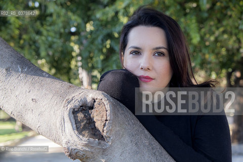 Rome March 29, 2019..Melissa Panarello, also known as Melissa P., writer, television author, astrology expert, photographed in Rome in the park of Villa Celimontana/Melissa Panarello, nota anche come Melissa P., scrittrice, autrice televisiva, esperta di astrologia, fotografata a Roma nel parco di Villa Celimontana. ©Rino Bianchi/Rosebud2