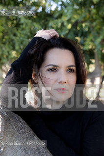 Rome March 29, 2019..Melissa Panarello, also known as Melissa P., writer, television author, astrology expert, photographed in Rome in the park of Villa Celimontana/Melissa Panarello, nota anche come Melissa P., scrittrice, autrice televisiva, esperta di astrologia, fotografata a Roma nel parco di Villa Celimontana. ©Rino Bianchi/Rosebud2