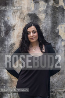 Rome April 5, 2019..Elisa Casseri graduated in mechanical engineering, writer, writes theatrical texts, author of the blog Memories of an Estathè drinker, debuted with the novel Hydraulic theory of families in 2014. In 2015, she won the 53rd edition of the Award Riccione for the theater with the text Lorizzonte degli eventi/Elisa Casseri laureata in ingegneria meccanica, scrittrice, scrive testi teatrali, autrice del blog Memorie di una bevitrice di Estathè, ha esordito con il romanzo Teoria idraulica delle famiglie  nel 2014. Nel 2015, ha vinto la 53° edizione del Premio Riccione per il Teatro con il testo L’orizzonte degli eventi. ©Rino Bianchi/Rosebud2