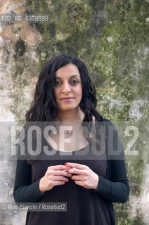 Rome April 5, 2019..Elisa Casseri graduated in mechanical engineering, writer, writes theatrical texts, author of the blog Memories of an Estathè drinker, debuted with the novel Hydraulic theory of families in 2014. In 2015, she won the 53rd edition of the Award Riccione for the theater with the text Lorizzonte degli eventi/Elisa Casseri laureata in ingegneria meccanica, scrittrice, scrive testi teatrali, autrice del blog Memorie di una bevitrice di Estathè, ha esordito con il romanzo Teoria idraulica delle famiglie  nel 2014. Nel 2015, ha vinto la 53° edizione del Premio Riccione per il Teatro con il testo L’orizzonte degli eventi. ©Rino Bianchi/Rosebud2