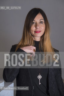 Rome April 11, 2019..Laura Pepe, university professor, essayist and scholar of the Greek world, photographed in Rome in the spaces of the Museum of Classical Art of the La Sapienza University/Laura Pepe, docente universitaria, saggista e studiosa del mondo greco, fotografata a Roma negli spazi del Museo di Arte Classica dellUniversità La Sapienza. ©Rino Bianchi/Rosebud2