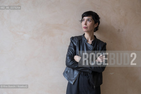 Rome May 7, 2019..Edurne Portela, writer and journalist, lived for a long time in the United States, where she received a doctorate in Hispanic Literatures from the University of North Carolina, photographed in Rome at Piazza Navona/Edurne Portela, scrittrice e giornalista, ha vissuto a lungo negli Stati Uniti, dove ha conseguito un dottorato in Letterature ispaniche presso la University of North Carolina, fotografata a Roma a Piazza Navona. ©Rino Bianchi/Rosebud2