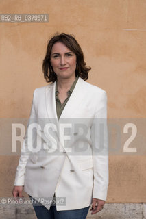 Rome May 22, 2019..Cristina Cassar Scalia, originally from Noto, ophthalmologist and writer, photographed in Rome/Cristina Cassar Scalia, originaria di Noto, medico oftalmologo e scrittrice, fotografata a Roma. ©Rino Bianchi/Rosebud2