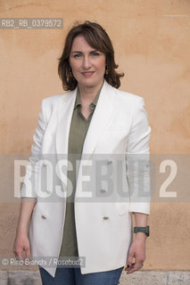 Cristina Cassar Scalia, originally from Noto, ophthalmologist and writer, photographed in Rome/Cristina Cassar Scalia, originaria di Noto, medico oftalmologo e scrittrice, fotografata a Roma. ©Rino Bianchi/Rosebud2