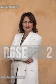 Cristina Cassar Scalia, originally from Noto, ophthalmologist and writer, photographed in Rome/Cristina Cassar Scalia, originaria di Noto, medico oftalmologo e scrittrice, fotografata a Roma. ©Rino Bianchi/Rosebud2