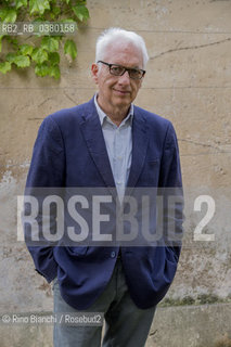 Rome June 10, 2019..Filippo La Porta, essayist, journalist and Italian literary critic, photographed in Rome in the Giardino degli Aranci/Filippo La Porta, saggista, giornalista e critico letterario italiano, fotografato a Roma nel Giardino degli aranci. ©Rino Bianchi/Rosebud2