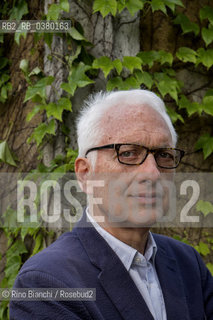 Rome June 10, 2019..Filippo La Porta, essayist, journalist and Italian literary critic, photographed in Rome in the Giardino degli Aranci/Filippo La Porta, saggista, giornalista e critico letterario italiano, fotografato a Roma nel Giardino degli aranci. ©Rino Bianchi/Rosebud2