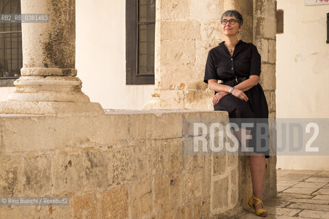 Conversano(BA) September 28, 2019..Joelle Jolivet, internationally renowned illustrator, photographed in Conversano/Joelle Jolivet, illustratrice di fama internazionale fotografata a Conversano. ©Rino Bianchi/Rosebud2