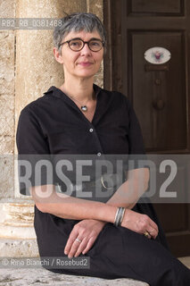 Conversano(BA) September 28, 2019..Joelle Jolivet, internationally renowned illustrator, photographed in Conversano/Joelle Jolivet, illustratrice di fama internazionale fotografata a Conversano. ©Rino Bianchi/Rosebud2