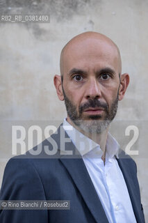 Conversano(BA) September 28, 2019..Leonardo G. Luccone, essayist, popularizer, literary agent, photographed in Giardino dei Limoni in Conversano/Leonardo G. Luccone, saggista, divulgatore, agente letterario, fotografato nel Giardino dei Limoni a Conversano. ©Rino Bianchi/Rosebud2