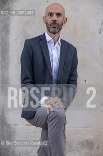 Conversano(BA) September 28, 2019..Leonardo G. Luccone, essayist, popularizer, literary agent, photographed in Giardino dei Limoni in Conversano/Leonardo G. Luccone, saggista, divulgatore, agente letterario, fotografato nel Giardino dei Limoni a Conversano. ©Rino Bianchi/Rosebud2