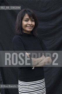 Rome October 13, 2019..Feby Indirani, writer, screenwriter and journalist, author of five books in Indonesia, photographed in Rome in the Pigneto district/Feby Indirani, scrittrice, sceneggiatrice e giornalista , autrice di cinque libri in Indonesia, fotografata a Roma nel quartiere del Pigneto. ©Rino Bianchi/Rosebud2