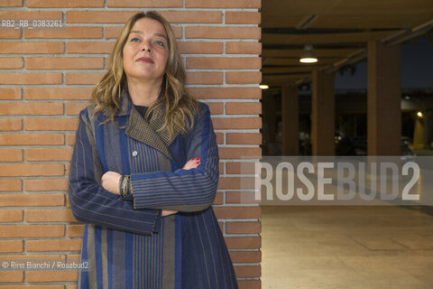 Rome February 7, 2020..Lia Piano, writer, graduated in literature, head of the Renzo Piano Foundation, photographed at the Auditorium della Musica in Rome/Lia Piano, scrittrice, laureata in lettere, responsabile della Fondazione Renzo Piano, fotografata allAuditorium della Musica di Roma. ©Rino Bianchi/Rosebud2