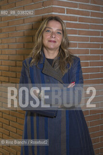 Rome February 7, 2020..Lia Piano, writer, graduated in literature, head of the Renzo Piano Foundation, photographed at the Auditorium della Musica in Rome/Lia Piano, scrittrice, laureata in lettere, responsabile della Fondazione Renzo Piano, fotografata allAuditorium della Musica di Roma. ©Rino Bianchi/Rosebud2