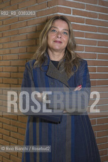 Rome February 7, 2020..Lia Piano, writer, graduated in literature, head of the Renzo Piano Foundation, photographed at the Auditorium della Musica in Rome/Lia Piano, scrittrice, laureata in lettere, responsabile della Fondazione Renzo Piano, fotografata allAuditorium della Musica di Roma. ©Rino Bianchi/Rosebud2