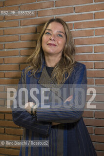 Rome February 7, 2020..Lia Piano, writer, graduated in literature, head of the Renzo Piano Foundation, photographed at the Auditorium della Musica in Rome/Lia Piano, scrittrice, laureata in lettere, responsabile della Fondazione Renzo Piano, fotografata allAuditorium della Musica di Roma. ©Rino Bianchi/Rosebud2