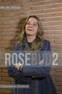 Rome February 7, 2020..Lia Piano, writer, graduated in literature, head of the Renzo Piano Foundation, photographed at the Auditorium della Musica in Rome/Lia Piano, scrittrice, laureata in lettere, responsabile della Fondazione Renzo Piano, fotografata allAuditorium della Musica di Roma. ©Rino Bianchi/Rosebud2