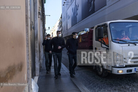 Rome March 10, 2020..Rome, Via Condotti during the Coronavirus epidemic/Roma, Via Condotti durante lepidemia Coronavirus ©Rino Bianchi/Rosebud2