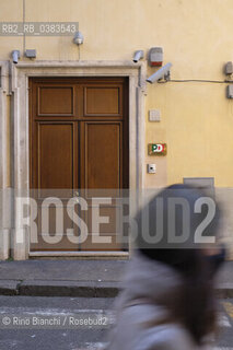 Rome, Via del Nazareno, the national headquarters of the Democratic Party closed during the Coronavirus epidemic/Roma, Via del Nazareno, la sede nazionale del Partito Democratico chiusa durante lepidemia Coronavirus ©Rino Bianchi/Rosebud2