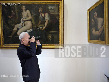 Rome May 20, 2011..Marc Fumaroli, French historian and essayist, member of the Académie française where he was elected on 2 March 1995 and in which he occupies seat number 6, photographed in Rome in the spaces of the Accademia di San Luca/Marc Fumaroli, storico e saggista francese, membro dellAcadémie française dove è stato eletto il 2 marzo 1995 e nella quale occupa il seggio numero 6, fotografato a Roma negli spazi dellAccademia di San Luca. ©Rino Bianchi/Rosebud2