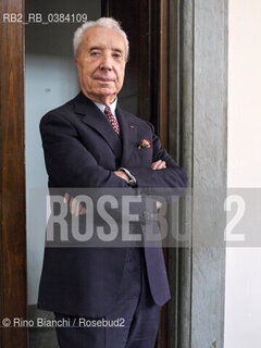 Rome May 20, 2011..Marc Fumaroli, French historian and essayist, member of the Académie française where he was elected on 2 March 1995 and in which he occupies seat number 6, photographed in Rome in the spaces of the Accademia di San Luca/Marc Fumaroli, storico e saggista francese, membro dellAcadémie française dove è stato eletto il 2 marzo 1995 e nella quale occupa il seggio numero 6, fotografato a Roma negli spazi dellAccademia di San Luca. ©Rino Bianchi/Rosebud2