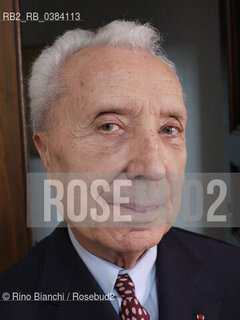 Rome May 20, 2011..Marc Fumaroli, French historian and essayist, member of the Académie française where he was elected on 2 March 1995 and in which he occupies seat number 6, photographed in Rome in the spaces of the Accademia di San Luca/Marc Fumaroli, storico e saggista francese, membro dellAcadémie française dove è stato eletto il 2 marzo 1995 e nella quale occupa il seggio numero 6, fotografato a Roma negli spazi dellAccademia di San Luca. ©Rino Bianchi/Rosebud2