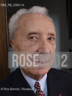 Rome May 20, 2011..Marc Fumaroli, French historian and essayist, member of the Académie française where he was elected on 2 March 1995 and in which he occupies seat number 6, photographed in Rome in the spaces of the Accademia di San Luca/Marc Fumaroli, storico e saggista francese, membro dellAcadémie française dove è stato eletto il 2 marzo 1995 e nella quale occupa il seggio numero 6, fotografato a Roma negli spazi dellAccademia di San Luca. ©Rino Bianchi/Rosebud2