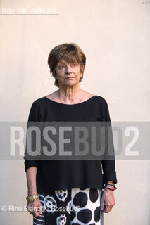 Rome July 24, 2020..Daniela Attanasio, poet, translator and essayist, photographed in Rome in the spaces of the Arena Titian/Daniela Attanasio, poetessa, traduttrice e saggista, fotografata a Roma negli spazi dellArena Tiziano ©Rino Bianchi/Rosebud2