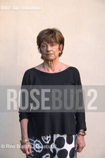 Rome July 24, 2020..Daniela Attanasio, poet, translator and essayist, photographed in Rome in the spaces of the Arena Titian/Daniela Attanasio, poetessa, traduttrice e saggista, fotografata a Roma negli spazi dellArena Tiziano ©Rino Bianchi/Rosebud2