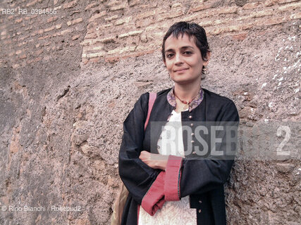 Roma 13 settembre 2003..Arundhati Roy, scrittrice, ritratta a Roma..Foto: Rino Bianchi ©Rino Bianchi/Rosebud2