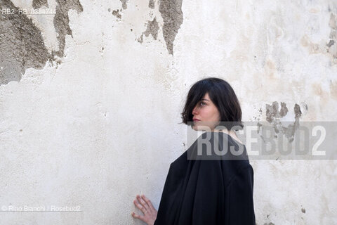 Ponza Island June 11, 2019..Giulia Martini, poet and philologist, photographed in Ponza on the occasion of the Residenza delle Narrazioni/Giulia Martini, poetessa e filologa, fotografata a Ponza in occasione della Residenza delle Narrazioni. ©Rino Bianchi/Rosebud2