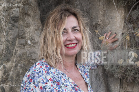 Ponza Island (LT) June 21, 2019..Marilina Giaquinta, poet and writer, photographed in Ponza during the residence Il Mare di Circe. Narrations and Myth/Marilina Giaquinta, poetessa e scrittrice, fotografata a Ponza durante la residenza Il Mare di Circe. Narrazioni e Mito. ©Rino Bianchi/Rosebud2