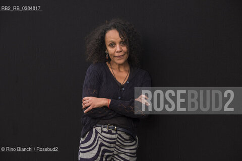 Rome October 2, 2020..Cristina Ubah Ali Farah Italian writer and poet of Somali origin, photographed in the temple of Venus in Rome/Cristina Ubah Ali Farah scrittrice e poetessa italiana di origine somala, fotografata nel tempio di Venere a Roma. ©Rino Bianchi/Rosebud2