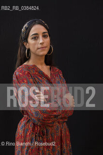 Rome October 1, 2020..Claudia Durastanti, writer and translator, photographed in Rome in the area of the Basilica of Maxentius/Claudia Durastanti, scrittrice e traduttrice, fotografata a Roma nellarea della Basilica di Massenzio. ©Rino Bianchi/Rosebud2