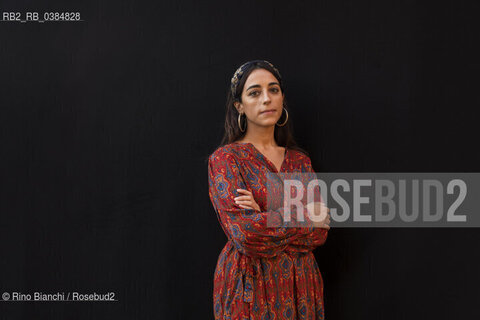 Rome October 1, 2020..Claudia Durastanti, writer and translator, photographed in Rome in the area of the Basilica of Maxentius/Claudia Durastanti, scrittrice e traduttrice, fotografata a Roma nellarea della Basilica di Massenzio. ©Rino Bianchi/Rosebud2