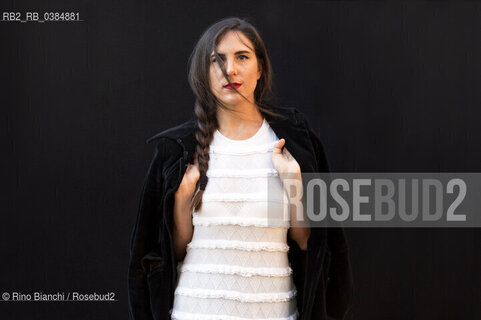 Rome October 4, 2020..Anna Giurickovic Dato lawyer, writer and screenwriter, photographed in Rome in the area of the Basilica of Maxentius/Anna Giurickovic Dato avvocato, scrittrice e sceneggiatrice, fotografata a Roma nellarea della Basilica di Massenzio. ©Rino Bianchi/Rosebud2