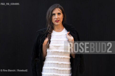 Anna Giurickovic Dato lawyer, writer and screenwriter, photographed in Rome in the area of the Basilica of Maxentius/Anna Giurickovic Dato avvocato, scrittrice e sceneggiatrice, fotografata a Roma nellarea della Basilica di Massenzio. ©Rino Bianchi/Rosebud2