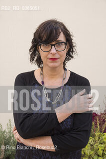 Rome December 11, 2020..Daniela Gambaro, screenwriter and writer, portrayed in Rome in the inner courtyard of her home in the former Pantanella/Daniela Gambaro, sceneggiatrice e scrittrice, ritratta a Roma nel cortile interno della sua abitazione allex Pantanella. ©Rino Bianchi/Rosebud2