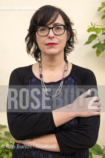 Rome December 11, 2020..Daniela Gambaro, screenwriter and writer, portrayed in Rome in the inner courtyard of her home in the former Pantanella/Daniela Gambaro, sceneggiatrice e scrittrice, ritratta a Roma nel cortile interno della sua abitazione allex Pantanella. ©Rino Bianchi/Rosebud2