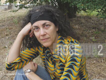 Prata Principato Ultra July 24, 2011..Maria Grazia Calandrone, poetess, performer, playwright, writer, photographed in Prata Principato Ultra in the countryside of Irpinia/Maria Grazia Calandrone, poetessa, performer, drammaturga, scrittrice, fotografata a Prata Principato Ultra nelle campagne dellIrpinia.. ©Rino Bianchi/Rosebud2