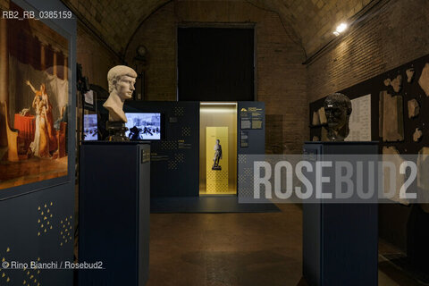 Roma 4 febbraio 2021..Apertura della mostra Napoleone e il mito di Roma ai Mercati di Traiano.. ©Rino Bianchi/Rosebud2